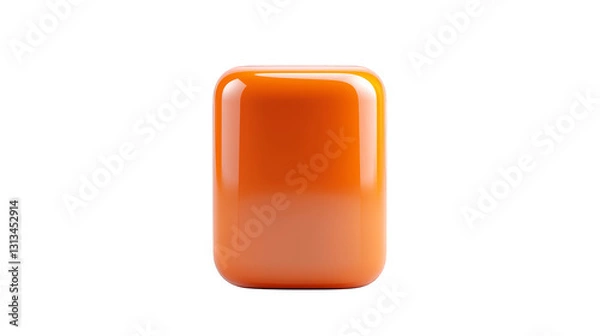 Fototapeta Refreshing simplicity, a single soap bar against vibrant green backdrop discover