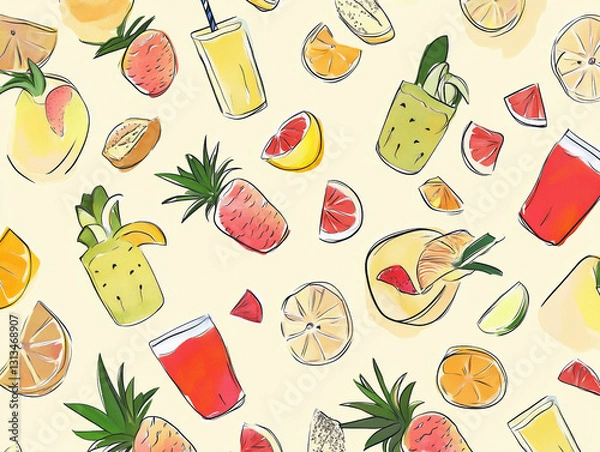 Obraz  Illustration Pattern
