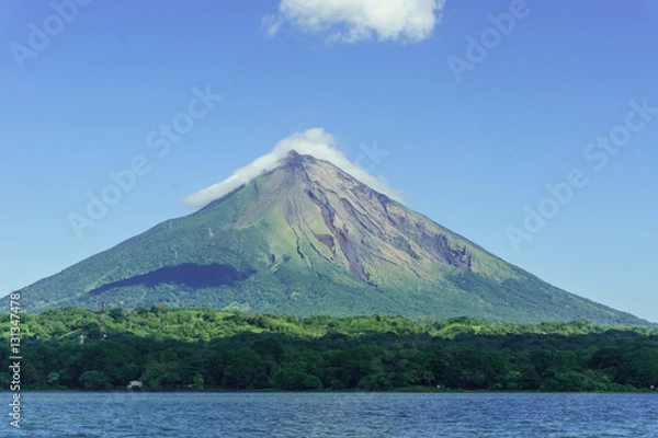 Fototapeta Volcano Concepcion from Ometepe Island, in the lake cocibolca, Nicaragua