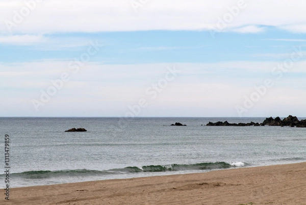 Obraz surf on the sand beach