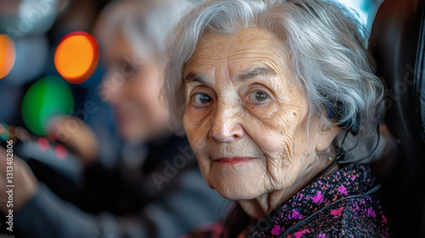 Fototapeta A Warm Gaze Filled with Time