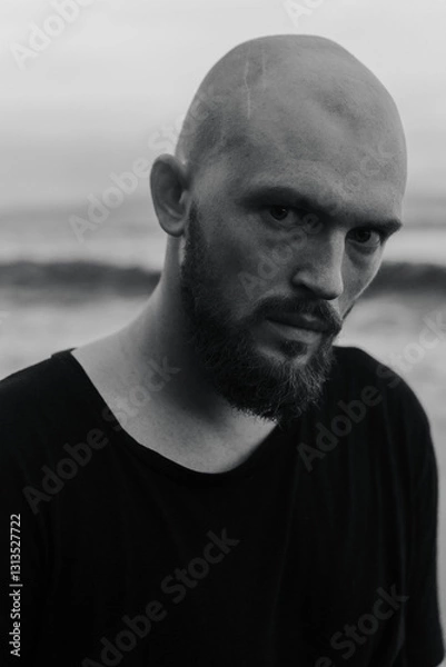 Obraz brutal man with a beard