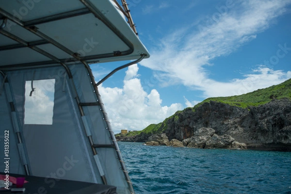 Obraz ボートからの海