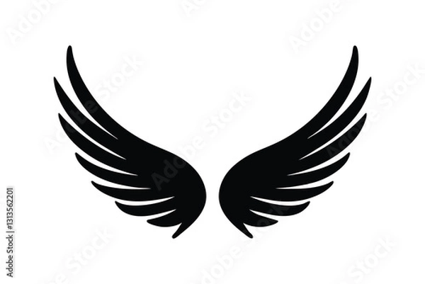 Obraz eagle with wings vector