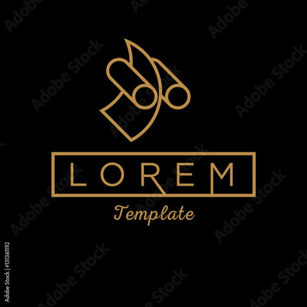 Obraz Rolling Mill Minimal Sign Vector Design