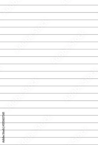 Obraz Texture lines for note or notebook. black sheet paper, white mesh pattern, seamless background texture for note or notebook.	