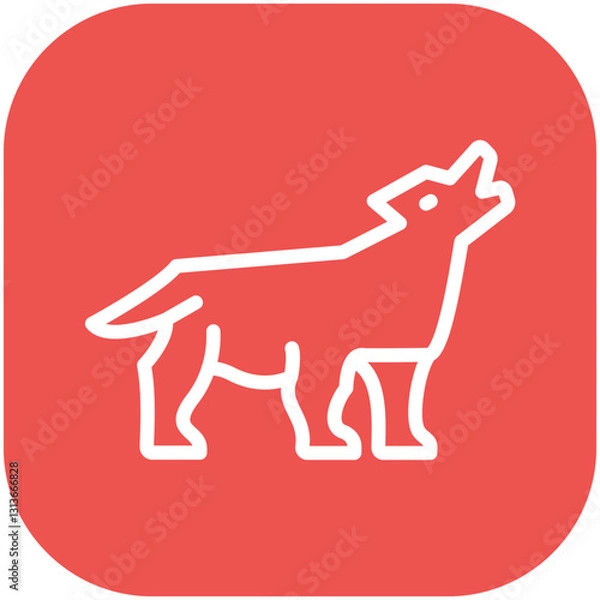 Fototapeta Wolf Icon