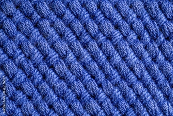 Fototapeta Elegant royal blue fabric texture for seamless backgrounds in fashion, home decor, or branding designs, elevating visual storytelling and product showcases for creative professionals