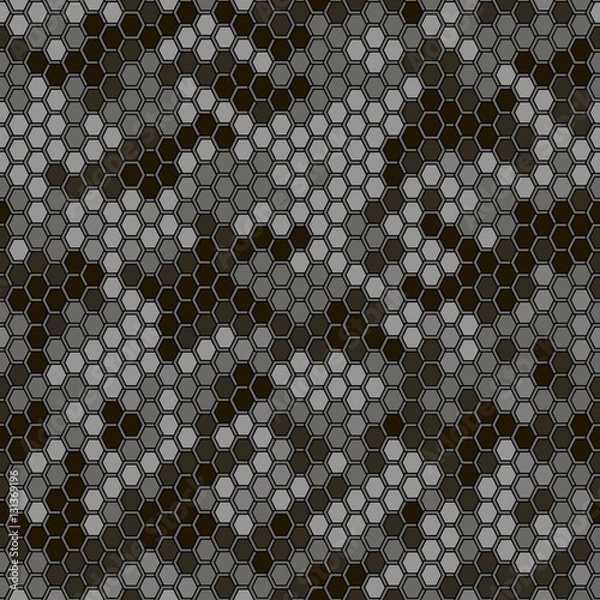 Obraz Hexogen camouflage  on a gray background