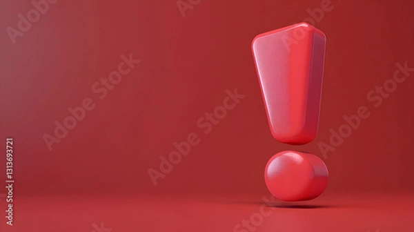 Fototapeta Exclamation mark