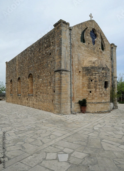 Obraz Le monastère de Chalevi près de Réthymnon en Crète