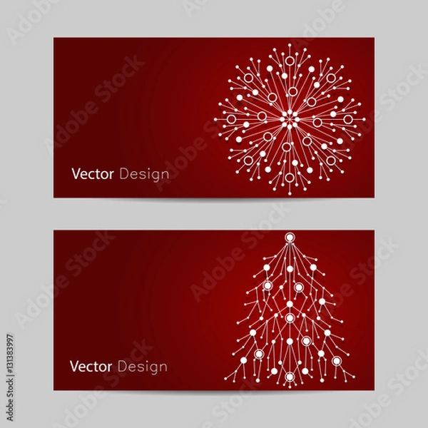 Obraz Set of horizontal banners