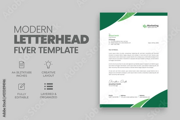 Obraz Letterhead