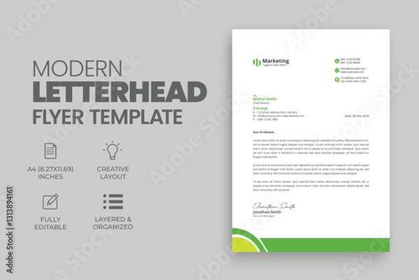 Obraz Letterhead