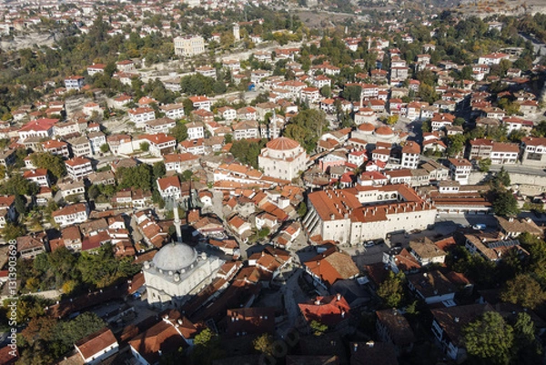 Obraz Footage of the city of Safranbolu, which is on the world heritage list and stands out with its local architectural features.