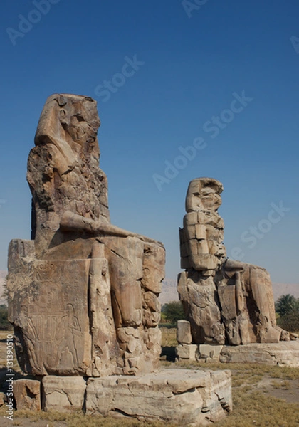 Obraz Colossi of Memnon in Luxor