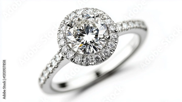 Obraz close up diamond ring