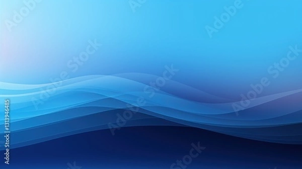 Obraz Abstract Blue Ocean Waves Background