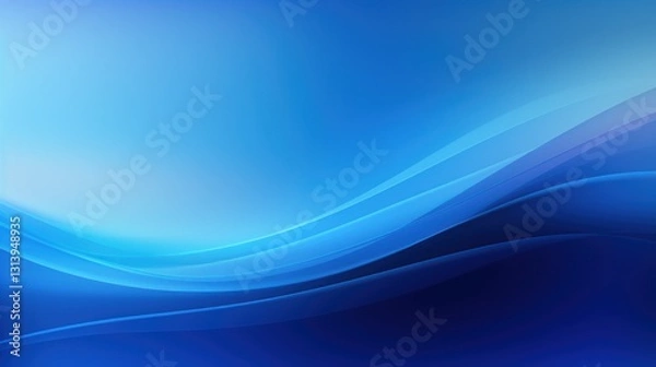 Obraz Blue Ocean Waves Abstract Art Background