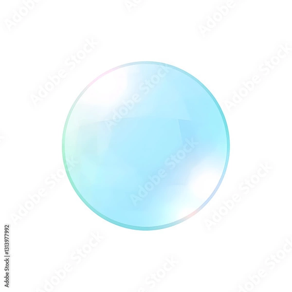 Obraz blue crystal ball
