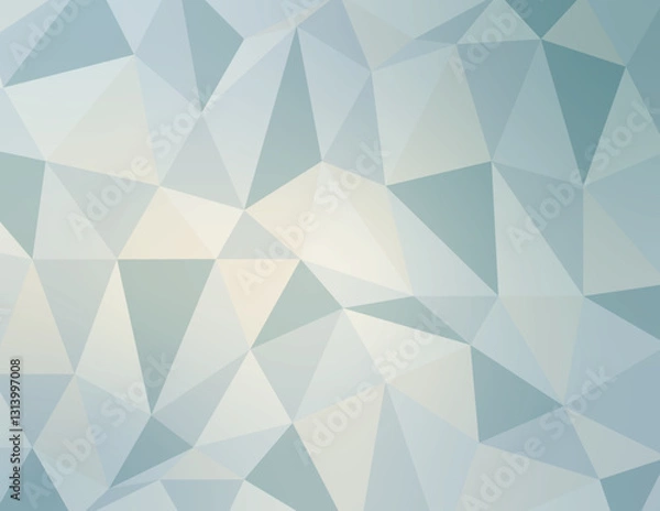 Obraz グラデーションのポリゴン柄の背景イラスト