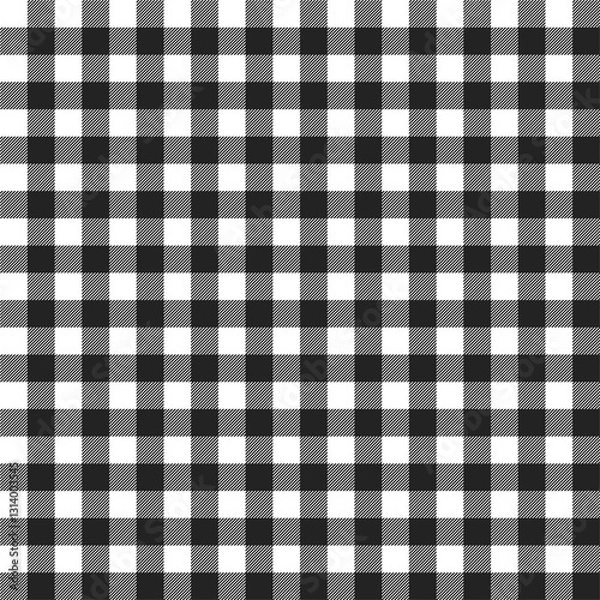 Obraz black and white checkered pattern