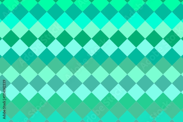 Fototapeta ダイヤ型背景　緑色