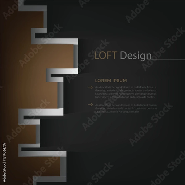 Obraz Vector background with spaces for text design