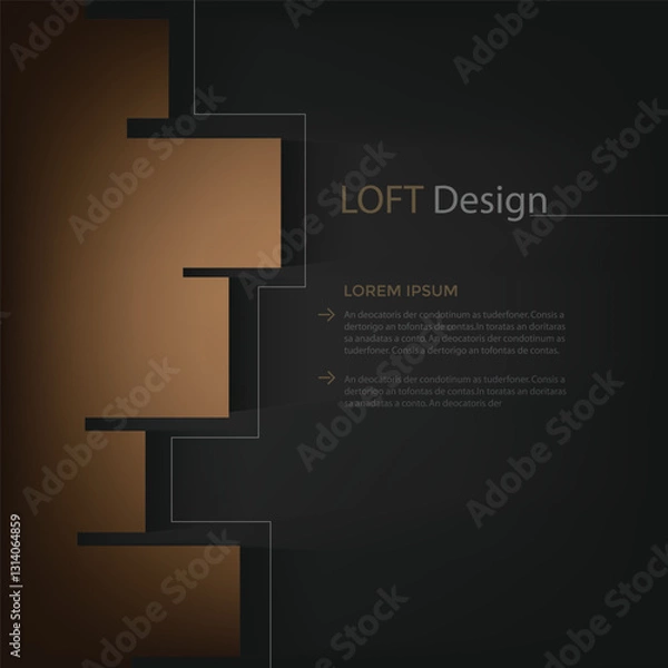 Obraz Vector background with spaces for text design