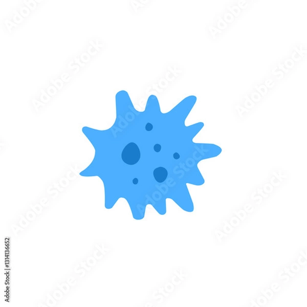 Fototapeta bacteria vector illustration