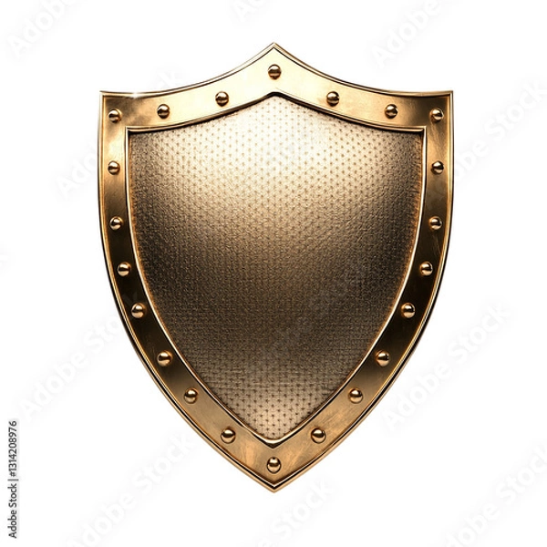 Obraz Golden Shield: A Symbol of Protection and Security