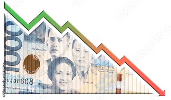 Obraz Economic Crisis Graph