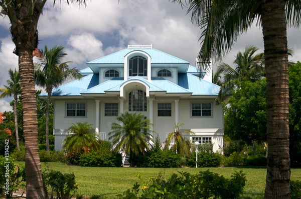 Obraz home in tropical paradise