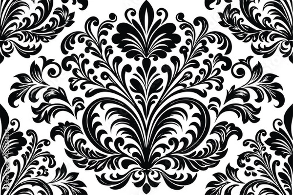 Obraz vector damask patterns silhouette