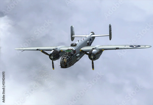 Obraz North American Mitchell B-25J 7B