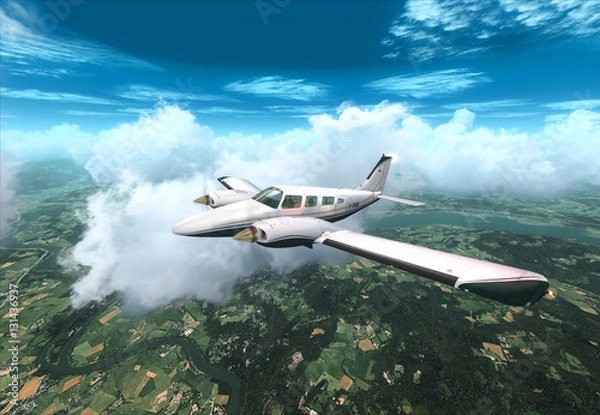 Obraz Piper Seneca PA34