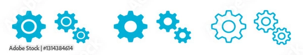 Fototapeta 歯車・設定のアイコンイラスト2