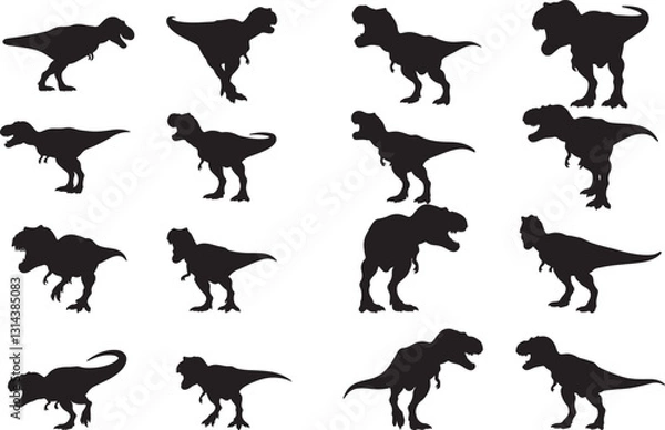 Obraz Tyrannosaurus Rex Silhouette