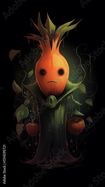 Fototapeta red and green dragon