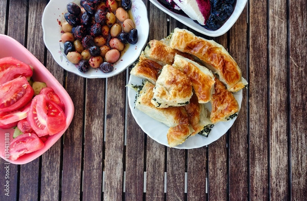 Obraz Traditional Turkish Breakfast Table