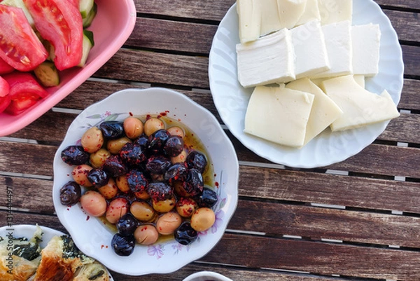 Obraz Traditional Turkish Breakfast Table
