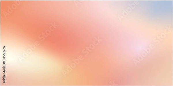 Fototapeta Color gradation background. Peal color and beautiful gradation illustration for design. Vector illustration.