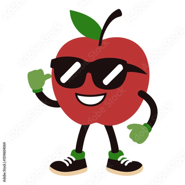 Obraz apple with a smile