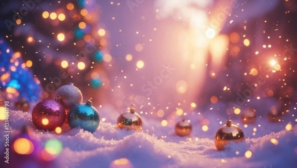 Obraz Christmas Celebration Best Wishes Happiness