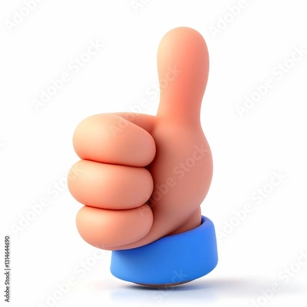 Obraz 3D Thumbs Up Gesture