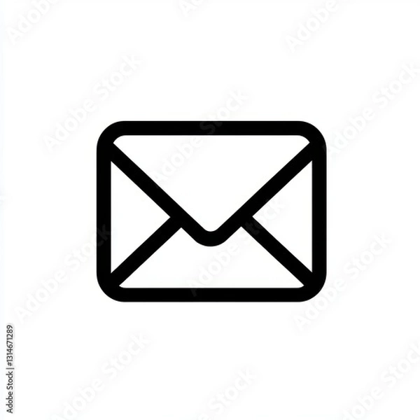 Fototapeta High tech icon. mail