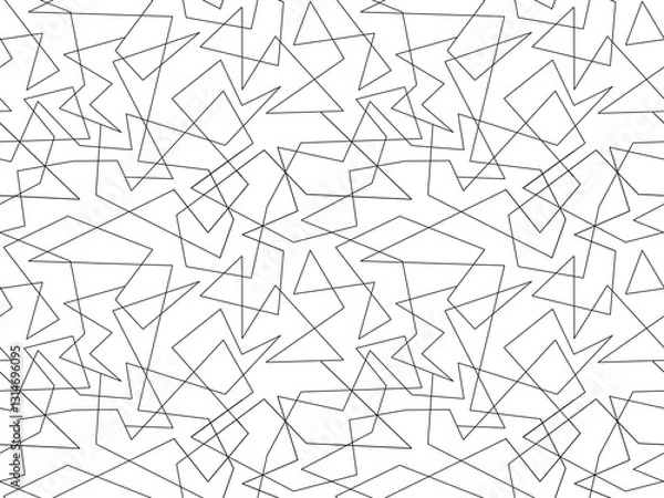Obraz Seamless geometric pattern, modern print.