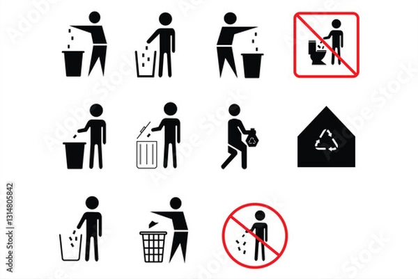 Fototapeta Command to take out the trash