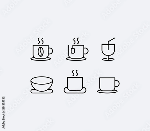 Fototapeta drink icon