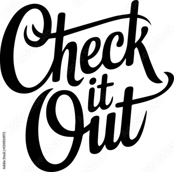 Fototapeta Check It Out.
